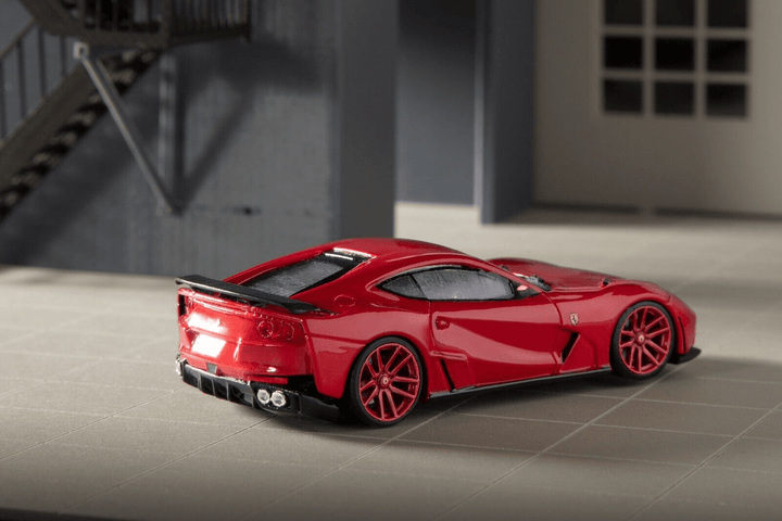 Stance Hunters - Ferrari 812 Novitec N - Largo - Red - Top CollectiblesDiecastStance Hunters