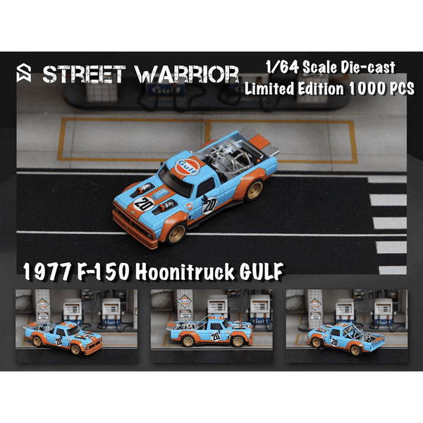 Street Warrior - 1977 Ford F - 150 Hoonitruck "Gulf" - Top CollectiblesDiecastStreet Weapon