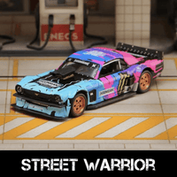 Street Warrior - Ford Mustang "Hoonicorn" RTR 1965 - Monster / Pink Flower - Top CollectiblesDiecastStreet Weapon