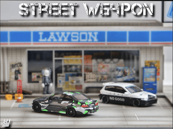 Street Weapon - BMW M3 E46 - Sharkmouth - Top CollectiblesDiecastStreet Weapon