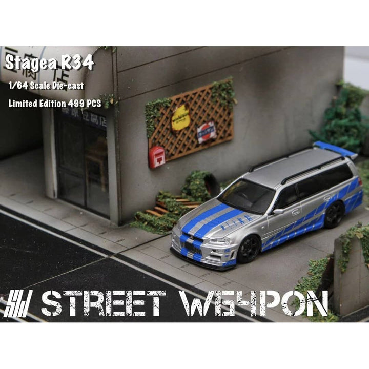 Street Weapon - Nissan Stagea R34 "Fast &amp; Furious" - Top CollectiblesDiecastStreet Weapon