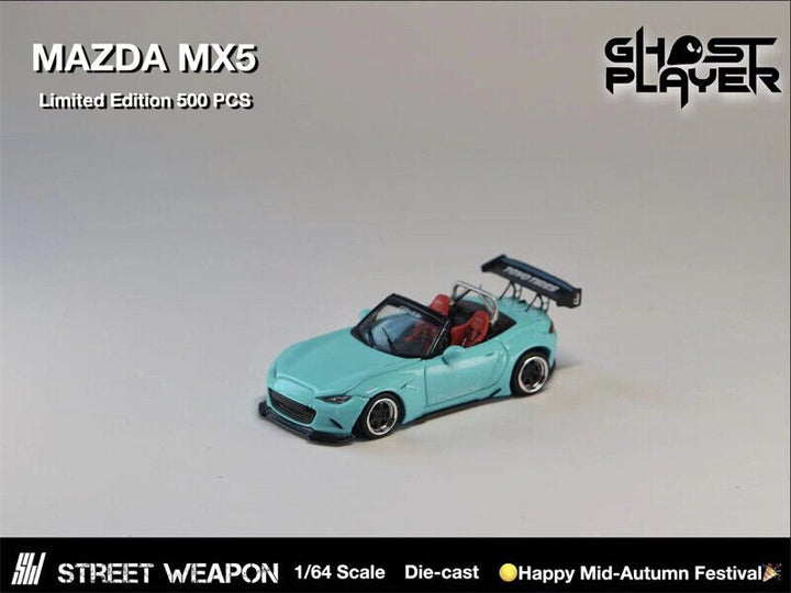 Street Weapon x Ghost Player - Mazda MX - 5 Roadster - Top CollectiblesDiecastStreet Weapon