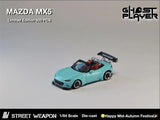 Street Weapon x Ghost Player - Mazda MX - 5 Roadster - Top CollectiblesDiecastStreet Weapon