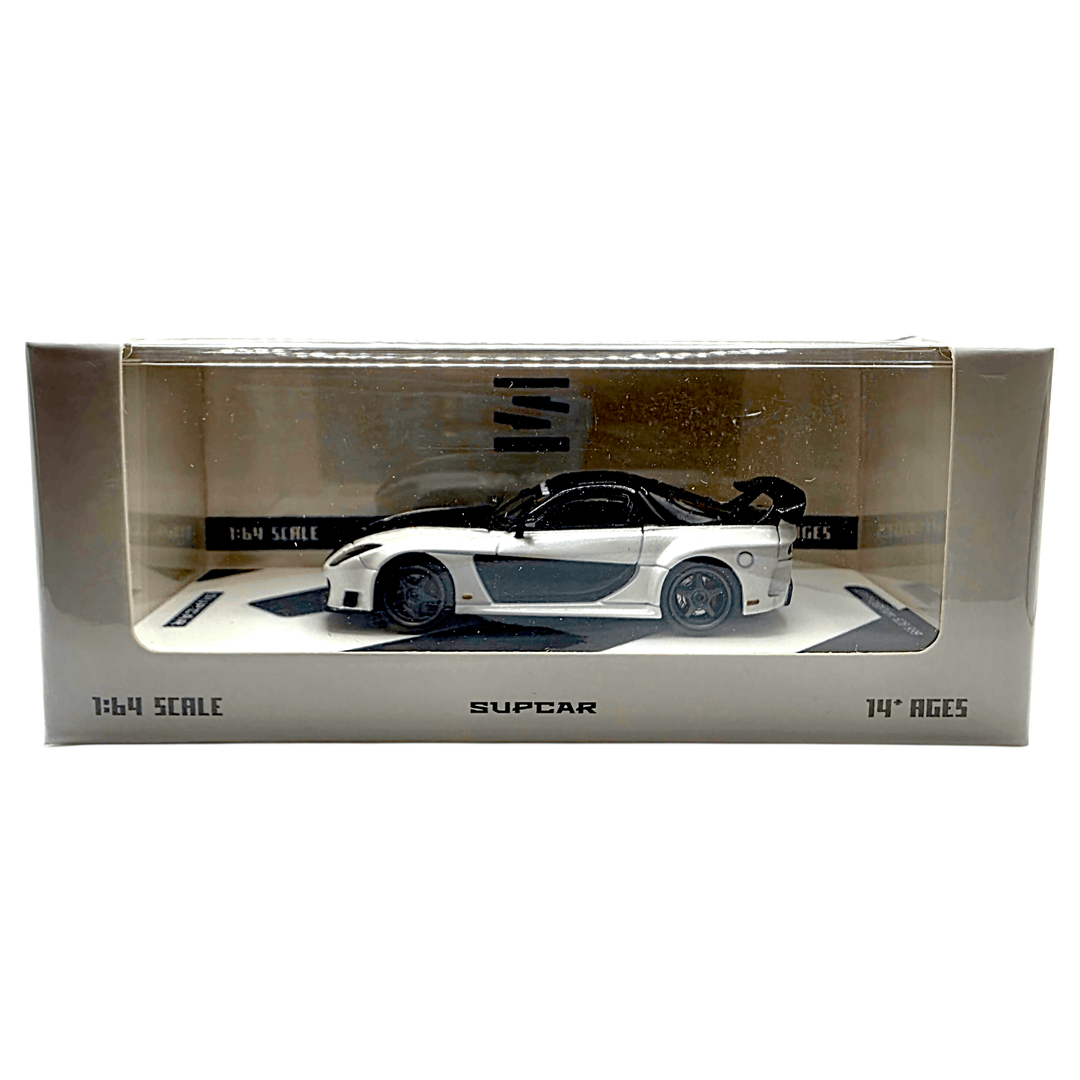 SUPCAR - Mazda RX7 Veilside - White - Top CollectiblesDiecastSUPCAR