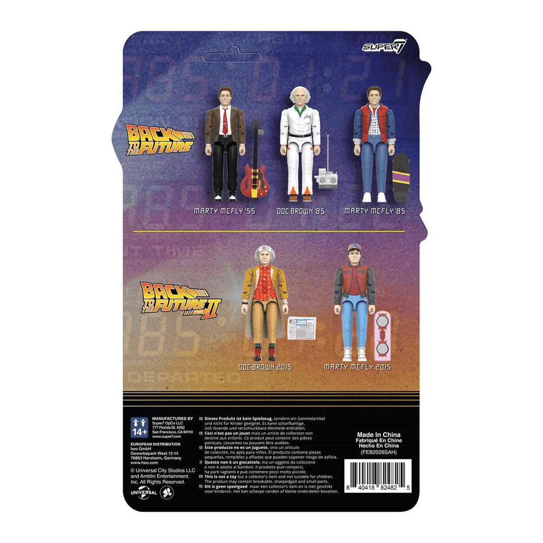 Super7 - Back To The Future Marty McFly 2015 3 3/4-Inch ReAction+ Figure - Top CollectiblesVinyl FiguresSuper7