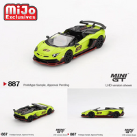 Mini GT - Lamborghini Aventador SVJ 63 Roadster – Verde Shock *Pre-Order*