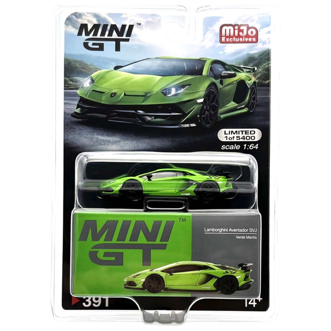 Mini GT - Lamborghini Aventador SVJ - Verde Mantis
