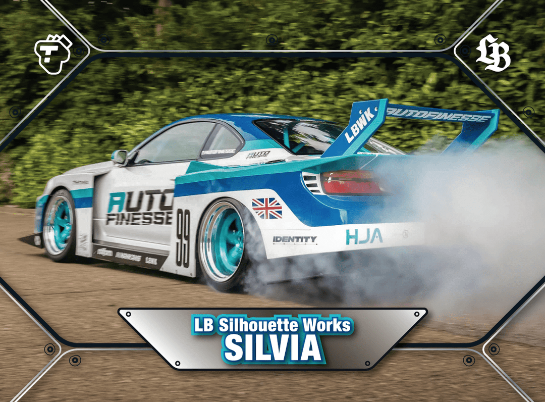 Tarmac Cards - LB Silhouette Works Silvia - Base Card - Non Serialized - Liberty Walk Collectible Trading Cards Volume 1 - Top CollectiblesDiecastTarmac Works