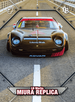 Tarmac Cards - LB Works Miura - Base Card - Non Serialized - Liberty Walk Collectible Trading Cards Volume 1 - Top CollectiblesDiecastTarmac Works