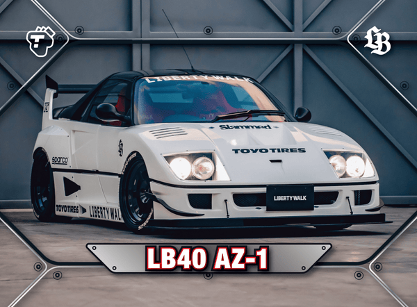 Tarmac Cards - LB40 (AZ - 1) - Base Card - Non Serialized - Liberty Walk Collectible Trading Cards Volume 1 - Top CollectiblesDiecastTarmac Works