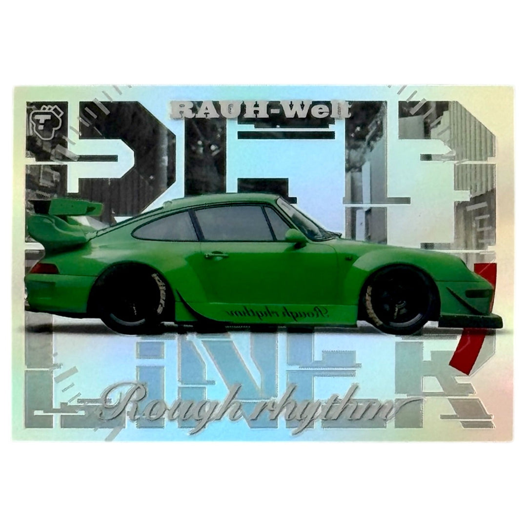 Tarmac Cards - RWB Rough Rhythm (Red Liner) - Silver Card - RWB Collection Trading Cards Vol.01 - Top CollectiblesDiecastTarmac Works