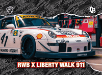 Tarmac Cards - RWB X LIBERTY WALK 911 - Base Card - Liberty Walk Collectible Trading Cards Volume 1 - Top CollectiblesDiecastTarmac Works