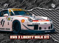 Tarmac Cards - RWB X LIBERTY WALK 911 - Carbone - Liberty Walk Collectible Trading Cards Volume 1 - Top CollectiblesDiecastTarmac Works