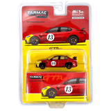 Tarmac Works - Alfa Romeo Giulia GTAm – Red Yellow - Top CollectiblesDiecastTarmac Works