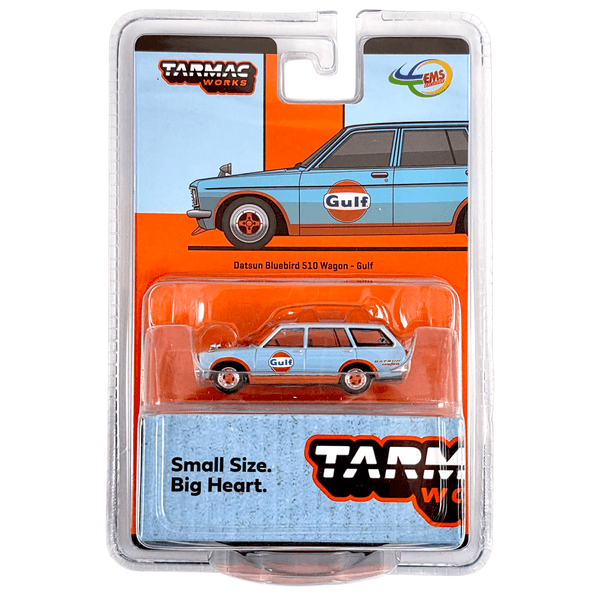 Tarmac Works - Datsun Bluebird 510 Wagon "Gulf" - 2023 *Indonesia Exclusive* - Top CollectiblesDiecastSchuco