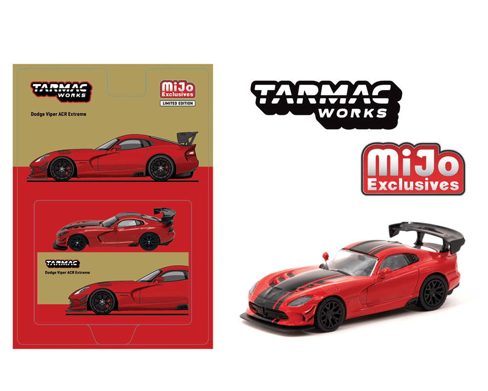Tarmac Works - Dodge Viper ACR Extreme – Red - Top CollectiblesDiecastTarmac Works