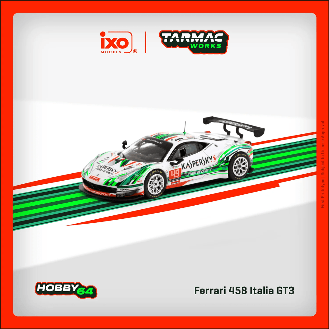 Tarmac Works - Ferrari 458 Italia GT3 - Hobby64 Series - Top CollectiblesDiecastTarmac Works