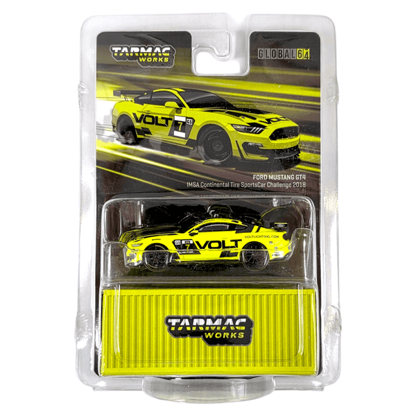 Tarmac Works - Ford Mustang GT4 IMSA Continental Tire SportsCar Challenge 2018 - Global64 Series - Top CollectiblesDiecastTarmac Works