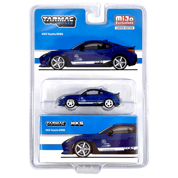 Tarmac Works - HKS Toyota GR86 - Blue Metallic - Top CollectiblesDiecastTarmac Works