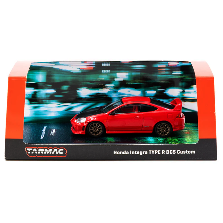 Tarmac Works - Honda Integra TYPE R DC5 Custom Red - Road64 Series - Top CollectiblesDiecastTarmac Works