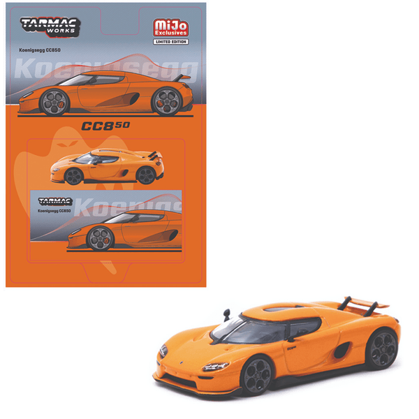 Tarmac Works - Koenigsegg CC850 – Orange - Top CollectiblesDiecastTarmac Works