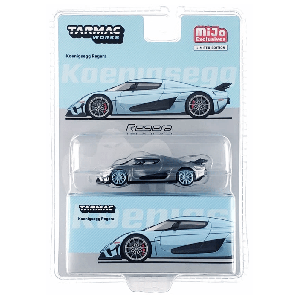 Tarmac Works - Koenigsegg Regera – Light Blue Metallic *Chase* - Top CollectiblesDiecastTarmac Works