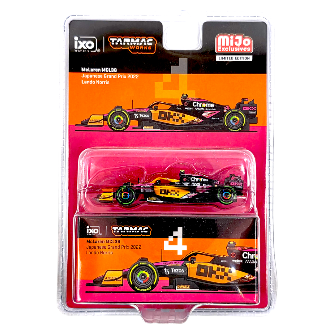 Tarmac Works - McLaren MCL36 F1 - Lando Norris Japanese Grand Prix 2022 - Top CollectiblesDiecastTarmac Works