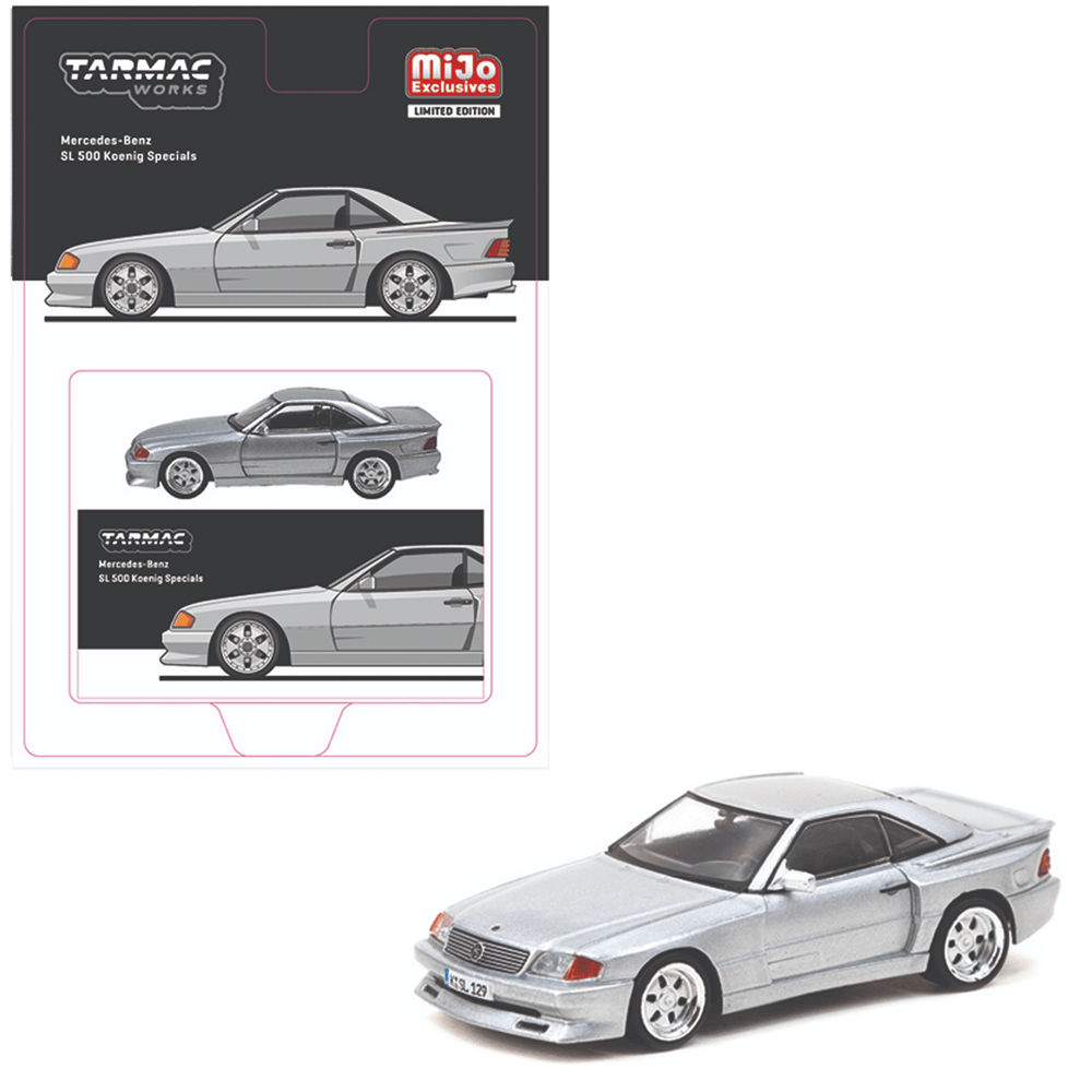 Tarmac Works - Mercedes - Benz SL 500 Koenig Specials - Silver - Top CollectiblesDiecastTarmac Works