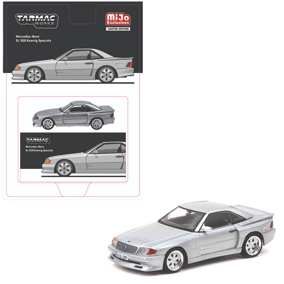 Tarmac Works - Mercedes - Benz SL 500 Koenig Specials - Silver - Top CollectiblesDiecastTarmac Works
