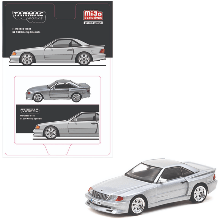 Tarmac Works - Mercedes - Benz SL 500 Koenig Specials - Silver - Top CollectiblesDiecastTarmac Works