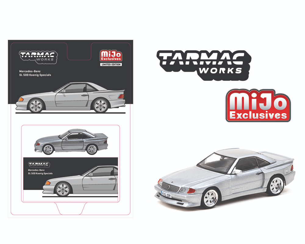 Tarmac Works - Mercedes - Benz SL 500 Koenig Specials - Silver - Top CollectiblesDiecastTarmac Works