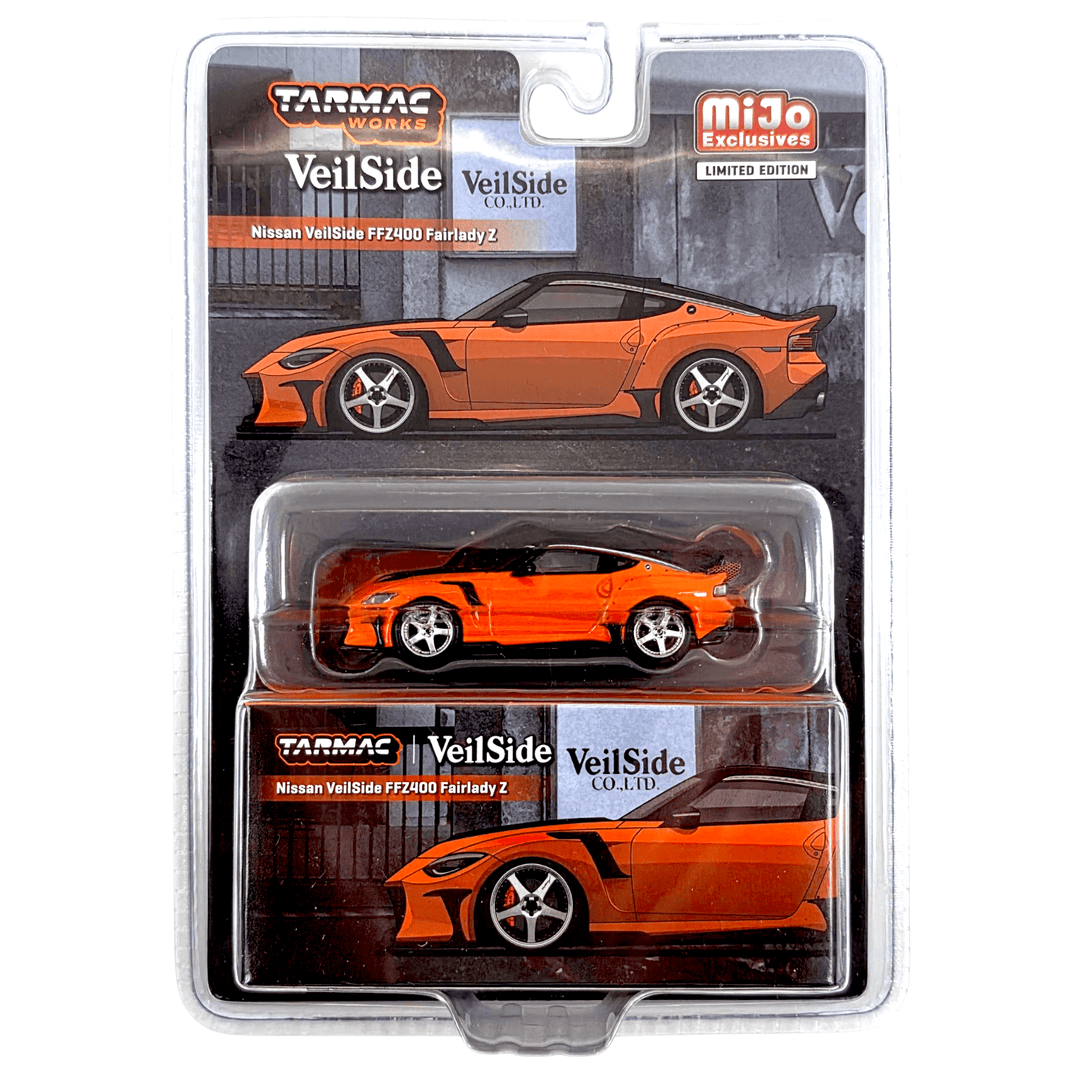 Tarmac Works - Nissan VeilSide FFZ400 Fairlady Z – Orange - Top CollectiblesDiecastTarmac Works