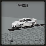 Tarmac Works - Porsche 911 (997) RWB Abu Dhabi - Silver - Hobby64 Series - Top CollectiblesDiecastTarmac Works