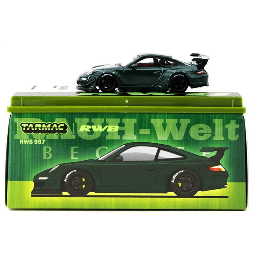 Tarmac Works - Porsche 911 (997) RWB - Tsubasa Green *IDE 2025 Exclusive Event Model* - Top CollectiblesDiecastTarmac Works
