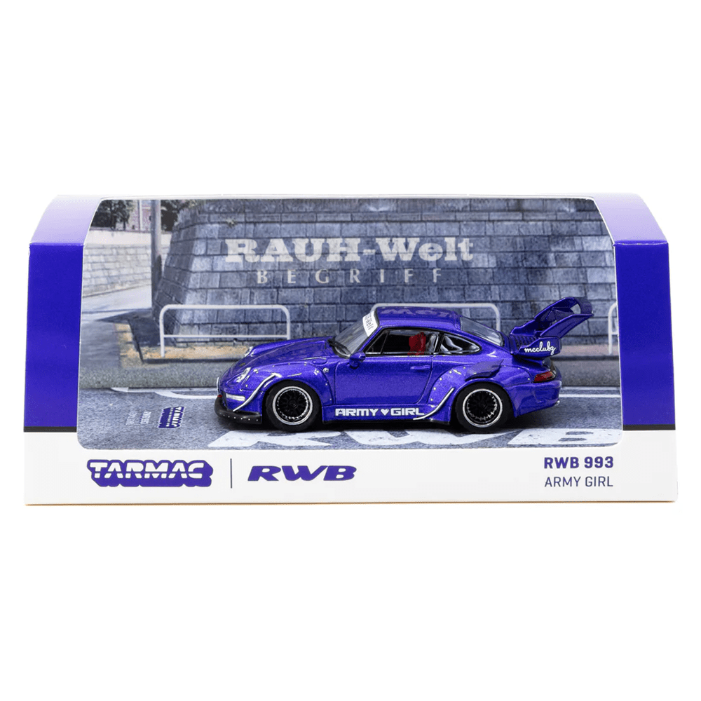 Tarmac Works - Porsche RWB 993 "Army Girl" - Hobby64 Series - Top CollectiblesDiecastTarmac Works