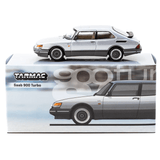 Tarmac Works - Saab 900 Turbo Silver - Global64 Series - Top CollectiblesDiecastTarmac Works