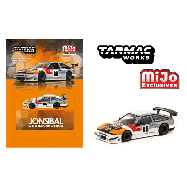 Tarmac Works - Toyota Sprinter Trueno AE86 Widebody TRD *Pre - Order* - Top CollectiblesDiecastTarmac Works