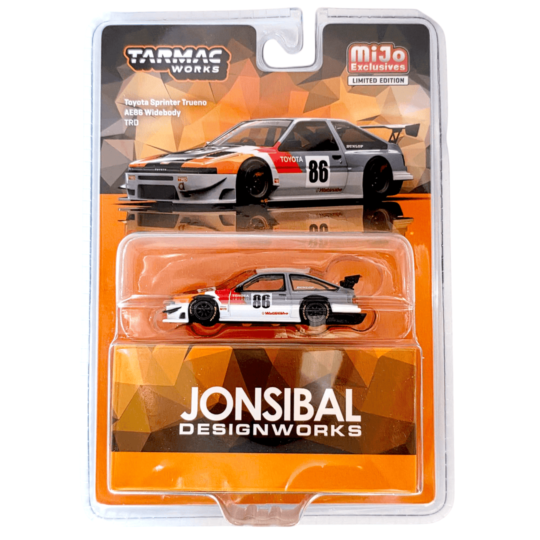 Tarmac Works - Toyota Sprinter Trueno AE86 Widebody TRD - Top CollectiblesDiecastTarmac Works