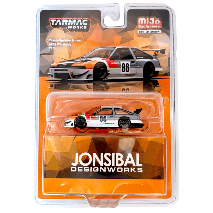 Tarmac Works - Toyota Sprinter Trueno AE86 Widebody TRD - Top CollectiblesDiecastTarmac Works