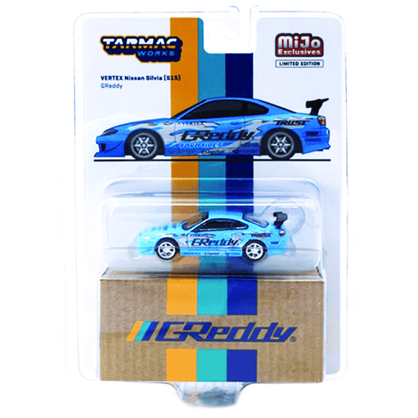 Tarmac Works - Vertex Nissan Silvia (S15) - GReddy Special Limited Edition - Top CollectiblesDiecastTarmac Works