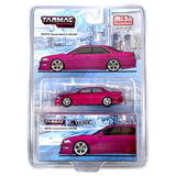 Tarmac Works - VERTEX Toyota Mark II JZX100 – Pink Metallic – MiJo Exclusives - Top CollectiblesDiecastTarmac Works