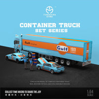 Time Micro - Container Truck Set Series "Gulf" *Pre - Order* - Top CollectiblesDiecastTime Micro