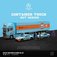 Time Micro - Container Truck Set Series "Gulf" *Pre - Order* - Top CollectiblesDiecastTime Micro