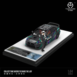 Time Micro - Mitsubishi Lancer Evolution X "HKS" w/ Figure - Top CollectiblesDiecastTime Micro
