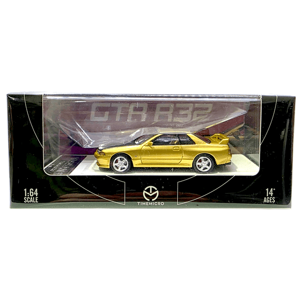 Time Micro - Nissan Skyline GT - R (R32) - Gold - Top CollectiblesDiecastTime Micro