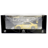 Time Micro - Nissan Skyline GT - R (R34) Z - Tune "BBS" - Gold w/ Figure - Top CollectiblesDiecastTime Micro