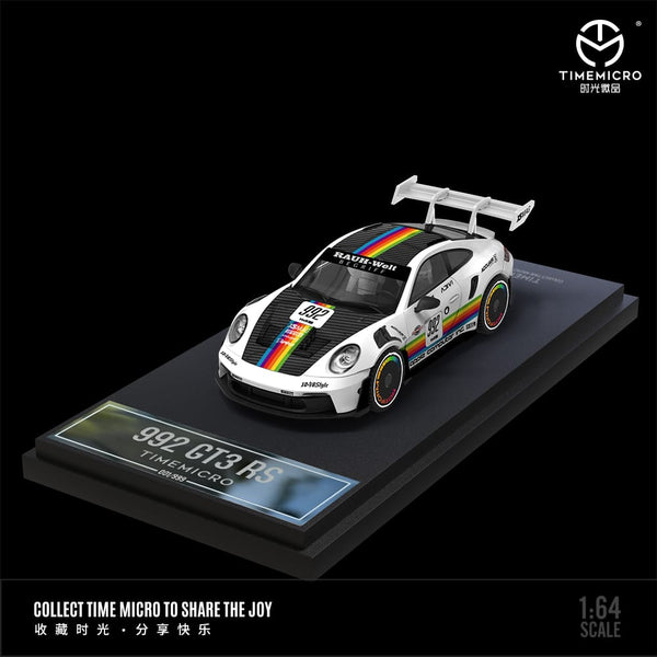 Time Micro - Porsche 911 (992) GT3 RS "White Apple" *Pre - Order* - Top CollectiblesDiecastTime Micro