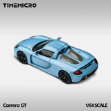 Time Micro - Porsche Carrera GT - Light Blue - Top CollectiblesDiecastTime Micro