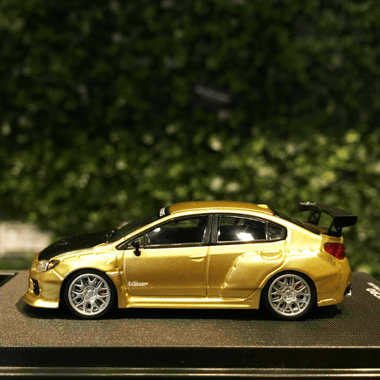 Time Micro - Subaru WRX STi Widebody - Gold - Top CollectiblesDiecastTime Micro