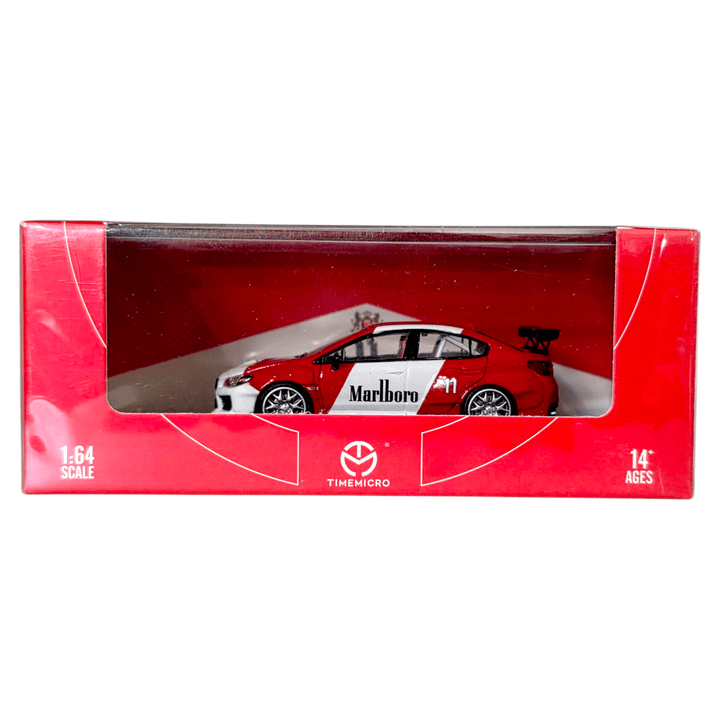 Time Micro - Subaru WRX STi Widebody "Marlboro" - Top CollectiblesDiecastTime Micro